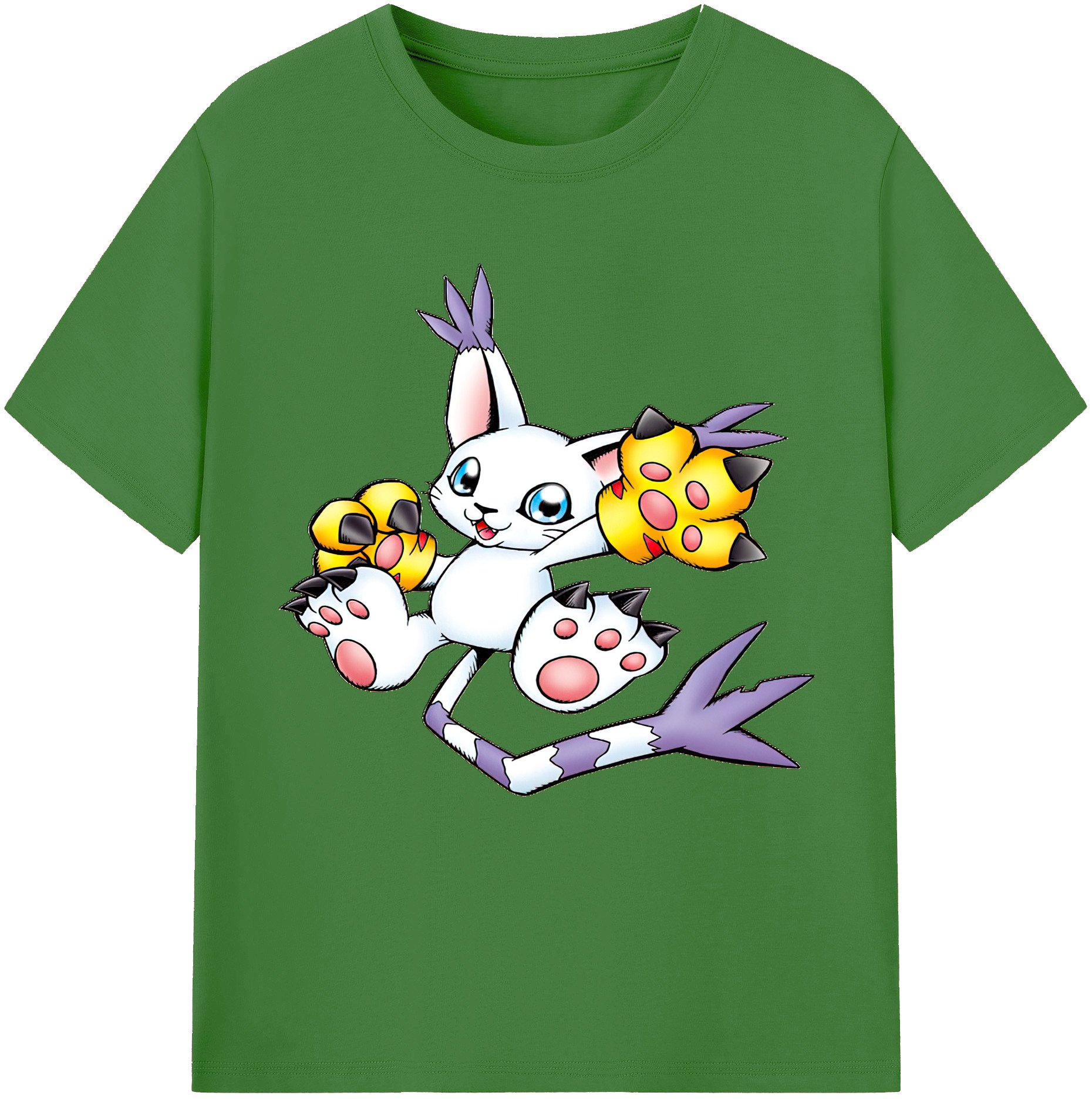 （画像用） Digimon デジタルモンスター/デジモン レディースカジュアルプリントTシャツ（綿100％）